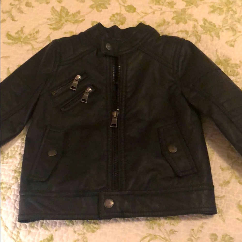 Kids (toddler) faux leather jacket